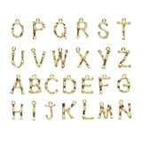 Maxbell Gold 26 Alphabet Charm Pendant for DIY Jewelry Accessories Jewelry Making