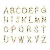 Maxbell Gold 26 Alphabet Charm Pendant for DIY Jewelry Accessories Jewelry Making