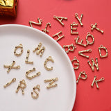 Maxbell Gold 26 Alphabet Charm Pendant for DIY Jewelry Accessories Jewelry Making