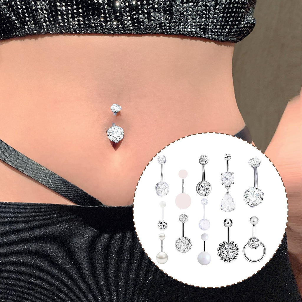 Piercing Kit Belly Button Piercing Jewelry First Time ⚡️Buy