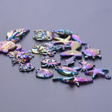 Maxbell 20Pcs Ocean Charms Pendants Mixed Ornaments for DIY Jewelry Making Earrings