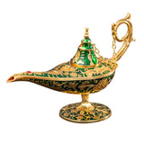 Maxbell Vintage Style Aladdin Magic Genie Light Decoration for Home Green