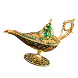 Maxbell Vintage Style Aladdin Magic Genie Light Decoration for Home Green