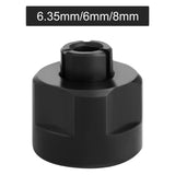 Maxbell Router Collet Chuck Reduction Sleeve Tool Bit for Milling Cutter Accessories 12.7mm to 6.35mm