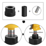 Maxbell Router Collet Chuck Reduction Sleeve Tool Bit for Milling Cutter Accessories 12.7mm to 6.35mm