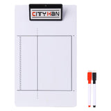 Maxbell Double Sided Ball Coaching Board Coaches Clipboard with Pen for Strategizing Volleyball