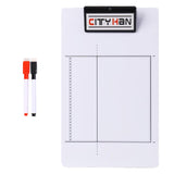 Maxbell Double Sided Ball Coaching Board Coaches Clipboard with Pen for Strategizing Volleyball