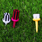 Maxbell Golf Tee Brush Type Plastic for Low Resistance Golf Accessory Yellow