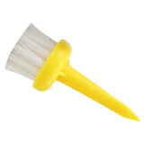 Maxbell Golf Tee Brush Type Plastic for Low Resistance Golf Accessory Yellow