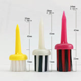 Maxbell Golf Tee Brush Type Plastic for Low Resistance Golf Accessory Yellow