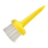 Maxbell Golf Tee Brush Type Plastic for Low Resistance Golf Accessory Yellow