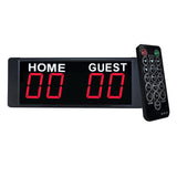 Maxbell Mini Electronic Scoreboard Wall Mount Indoor Games Basketball Football 1.5inch