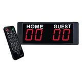 Maxbell Mini Electronic Scoreboard Wall Mount Indoor Games Basketball Football 1.5inch