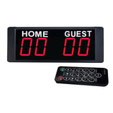 Maxbell Mini Electronic Scoreboard Wall Mount Indoor Games Basketball Football 1.5inch