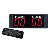 Maxbell Mini Electronic Scoreboard Wall Mount Indoor Games Basketball Football 1.5inch