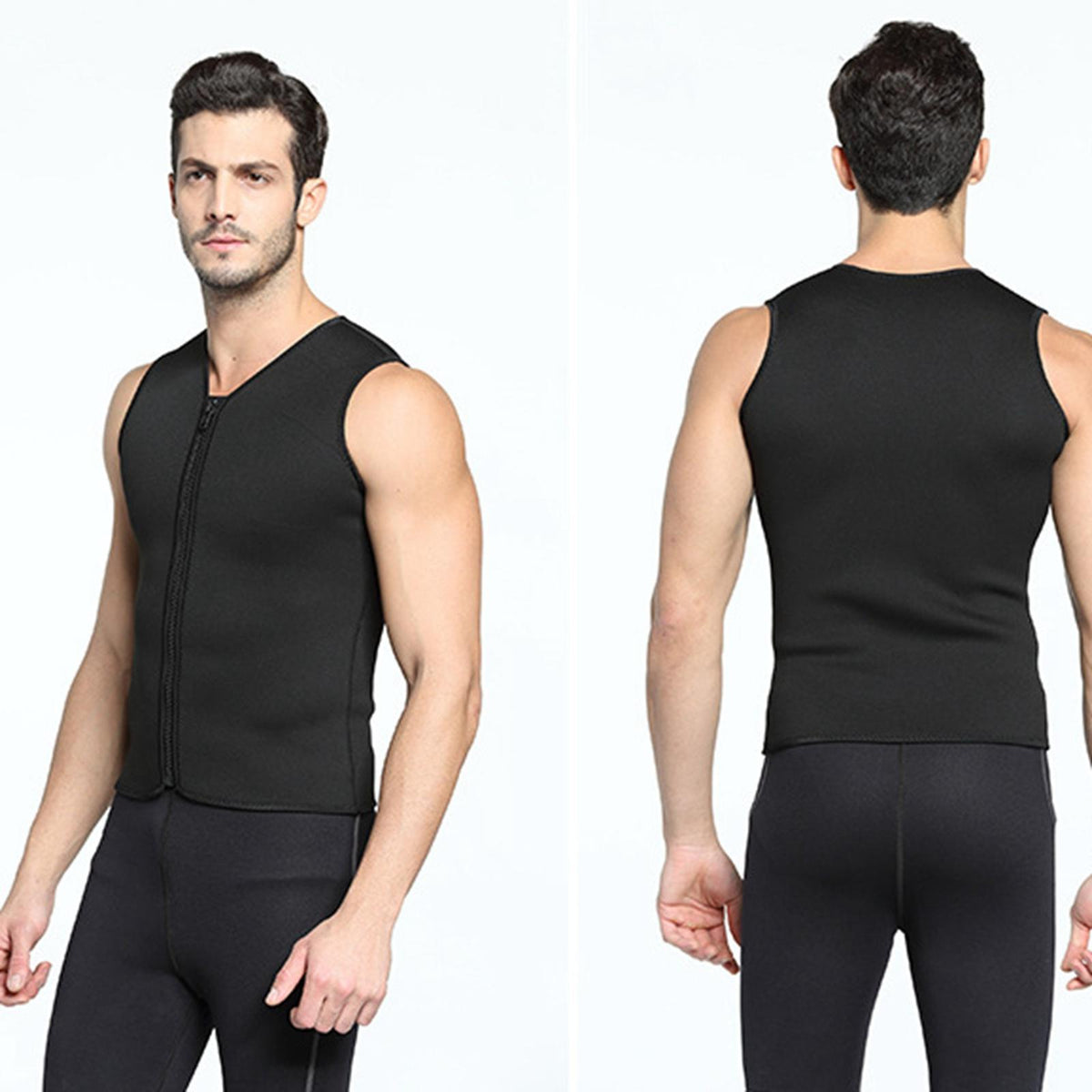 Maxbell 3mm Men Jacket Wetsuit Swimwear Swim Black Snorkeling Surf Quick Dry  S
