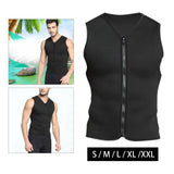 Maxbell 3mm Men Jacket Wetsuit Swimwear Swim Black Snorkeling Surf Quick Dry  S