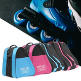 Maxbell Skating Shoes Bag Handbag Breathable 3 Layers Inline Skate Carry Bag Case Pink Half Mesh