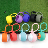 Maxbell Golf Ball Holder Protective Organizer Silicone Adjustable for Outdoor Sport Black