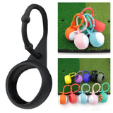 Maxbell Golf Ball Holder Protective Organizer Silicone Adjustable for Outdoor Sport Black