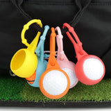 Maxbell Golf Ball Holder Protective Organizer Silicone Adjustable for Outdoor Sport Black