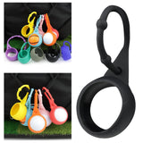 Maxbell Golf Ball Holder Protective Organizer Silicone Adjustable for Outdoor Sport Black