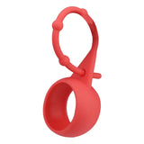 Maxbell Golf Ball Holder Protective Organizer Silicone Adjustable for Outdoor Sport Red