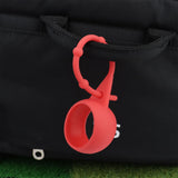 Maxbell Golf Ball Holder Protective Organizer Silicone Adjustable for Outdoor Sport Red