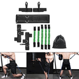 Maxbell Boxing Resistance Bands Set Legs Straps for Boxing Taekwondo 300lbs Green