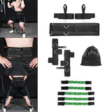 Maxbell Boxing Resistance Bands Set Legs Straps for Boxing Taekwondo 300lbs Green