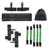 Maxbell Boxing Resistance Bands Set Legs Straps for Boxing Taekwondo 300lbs Green