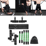 Maxbell Boxing Resistance Bands Set Legs Straps for Boxing Taekwondo 300lbs Green