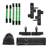 Maxbell Boxing Resistance Bands Set Legs Straps for Boxing Taekwondo 300lbs Green