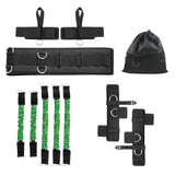 Maxbell Boxing Resistance Bands Set Legs Straps for Boxing Taekwondo 300lbs Green