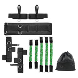 Maxbell Boxing Resistance Bands Set Legs Straps for Boxing Taekwondo 300lbs Green