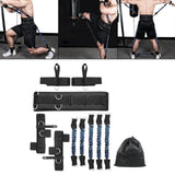 Maxbell Boxing Resistance Bands Set Legs Straps for Boxing Taekwondo 150lbs Blue