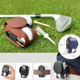 Maxbell Club Ball Pouch Belt Waist Bag Pouch Container Case Golf Tee Holder White