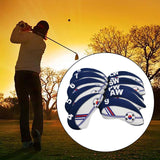 Maxbell 10Pcs Golf Club Head Cover Golf Iron Covers Waterproof Head Protector Wrap