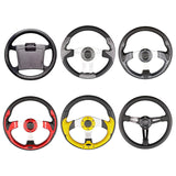 Maxbell Golf Cart Steering Wheel Aluminum + PU for Club Car Ezgo for Yamaha 10.6" ID