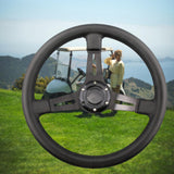 Maxbell Golf Cart Steering Wheel Aluminum + PU for Club Car Ezgo for Yamaha 10.6" ID