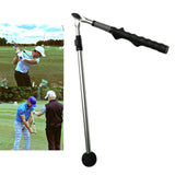 Maxbell Golf Swing Trainer Position Grip Extendable Gesture Tools Black