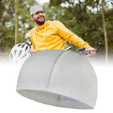Maxbell Mens Cycling Caps Cycling Running Hat Helmet Lining Cooling Skull Caps White