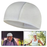 Maxbell Mens Cycling Caps Cycling Running Hat Helmet Lining Cooling Skull Caps White