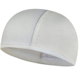 Maxbell Mens Cycling Caps Cycling Running Hat Helmet Lining Cooling Skull Caps White