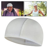Maxbell Mens Cycling Caps Cycling Running Hat Helmet Lining Cooling Skull Caps White