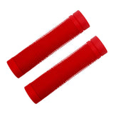 Maxbell 2x Bicycle Handlebar Grips Rubber MTB Bike Handle Grips for Road BMX Red