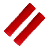 Maxbell 2x Bicycle Handlebar Grips Rubber MTB Bike Handle Grips for Road BMX Red