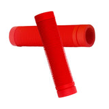 Maxbell 2x Bicycle Handlebar Grips Rubber MTB Bike Handle Grips for Road BMX Red