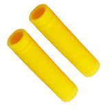 Maxbell 2x Bicycle Handlebar Grips Rubber MTB Bike Handle Grips for Road BMX Yellow