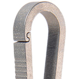 Maxbell Key Chain Clip Titanium Pocket Tools Waist Hanging Keyring  Silver